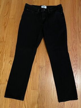Denizen from Levi's Women's Black Mid Rise Slim Jeans size 12 Short